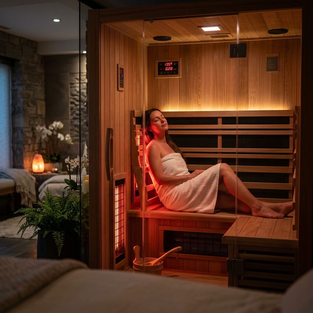 Infrared sauna and holistic wellness at Blu Indigo