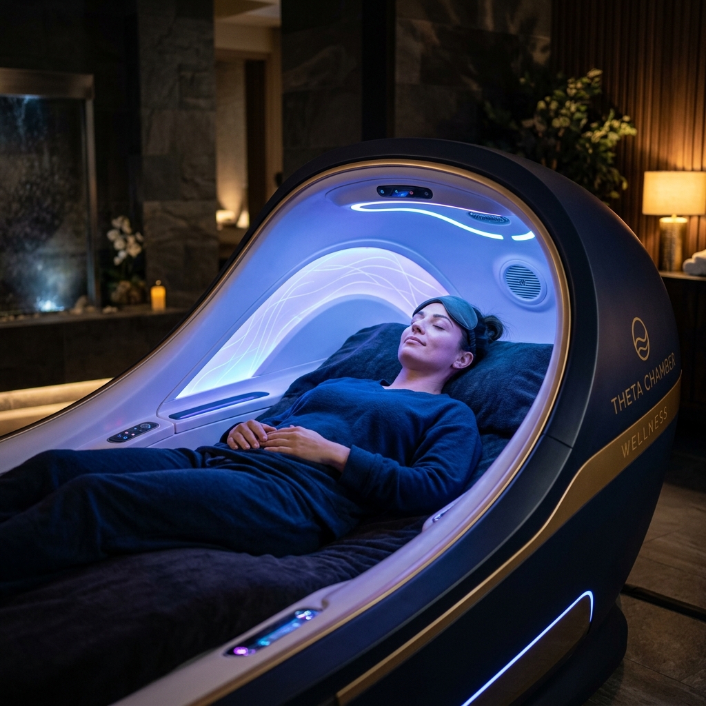 Theta Chamber nervous system reset at Blu Indigo